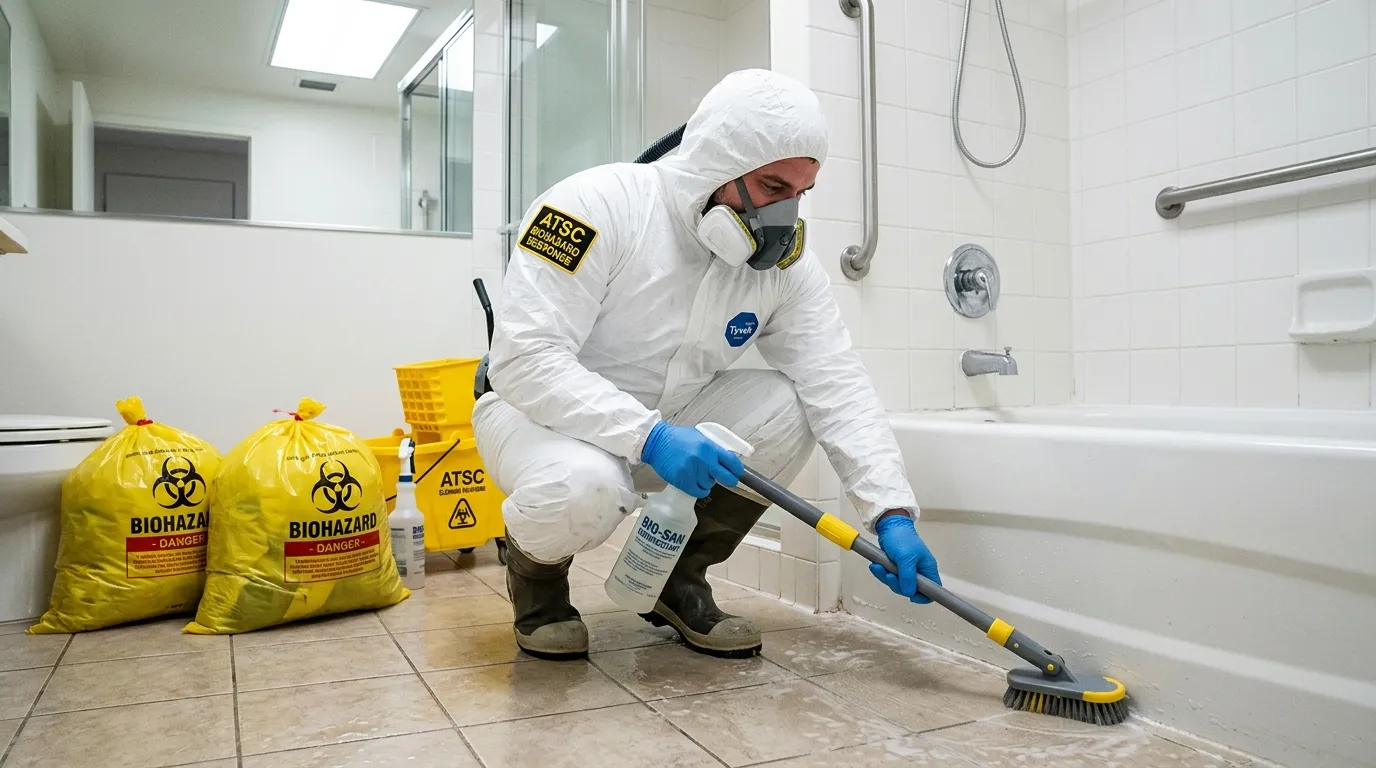 Decontamination equipment deployed for Blood Cleanup in Milford